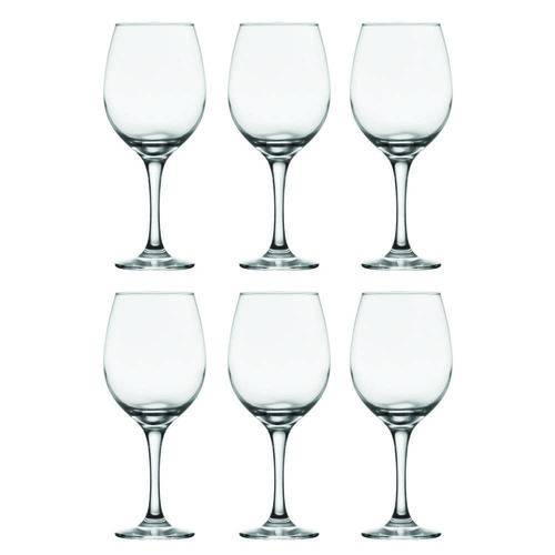 Conjunto de Taças de Vidro para Vinho 600 Ml 6 Peças Nadir Figueiredo Barone 7956