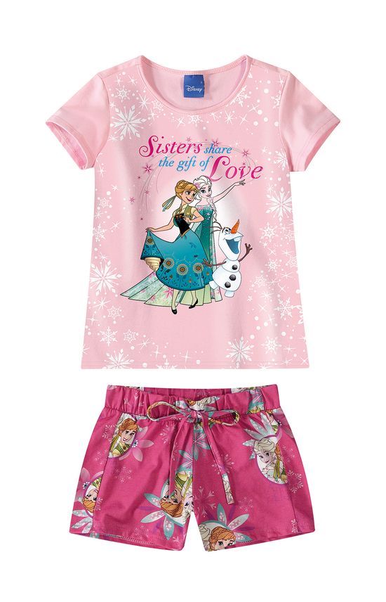 Conjunto Disney Frozen® Menina Malwee Kids Rosa Claro - 2