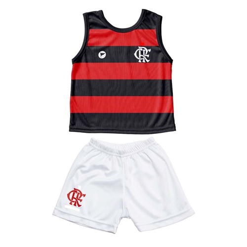 Conjunto Flamengo Infantil Regata / Short Torcida Baby 2