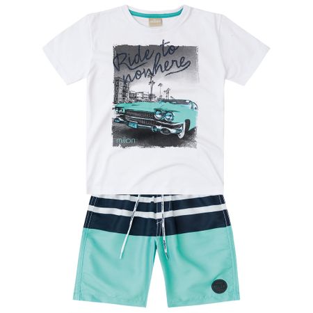Conjunto Infantil Masculina Camiseta + Bermuda Milon 10190.0001.8