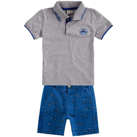 Conjunto Infantil Masculino Camisa Polo + Bermuda Milon 10927.0020.1