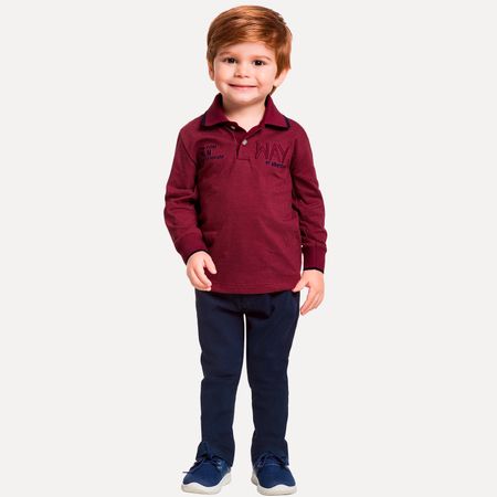 Conjunto Infantil Masculino Camisa Polo + Calça Milon 11431.4960.6