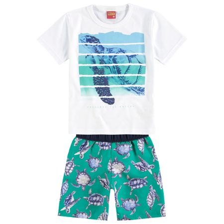 Conjunto Infantil Masculino Camiseta + Bermuda Kyly 109406.0001.2
