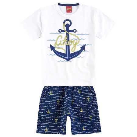 Conjunto Infantil Masculino Camiseta + Bermuda Kyly 109408.0001.1