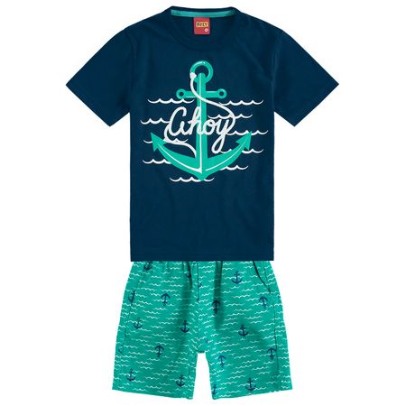 Conjunto Infantil Masculino Camiseta + Bermuda Kyly 109408.6826.1