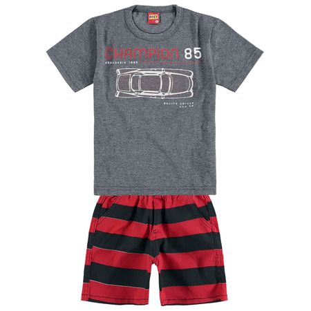 Conjunto Infantil Masculino Camiseta + Bermuda Kyly 109409.0483.1