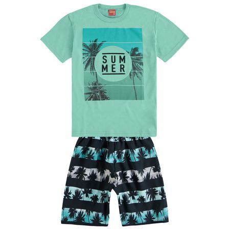 Conjunto Infantil Masculino Camiseta + Bermuda Kyly 109424.70116.6