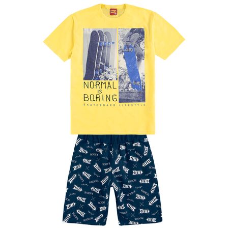 Conjunto Infantil Masculino Camiseta + Bermuda Kyly 109425.2311.12