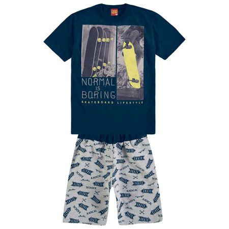 Conjunto Infantil Masculino Camiseta + Bermuda Kyly 109425.6826.14