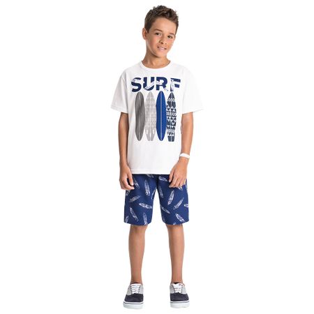 Conjunto Infantil Masculino Camiseta + Bermuda Kyly 109266.0001.16
