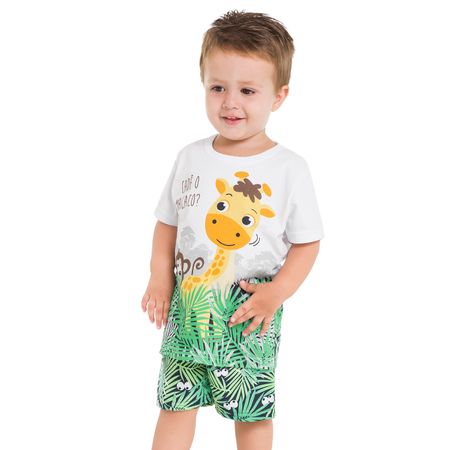 Conjunto Infantil Masculino Camiseta + Bermuda Kyly 109712.0001.1