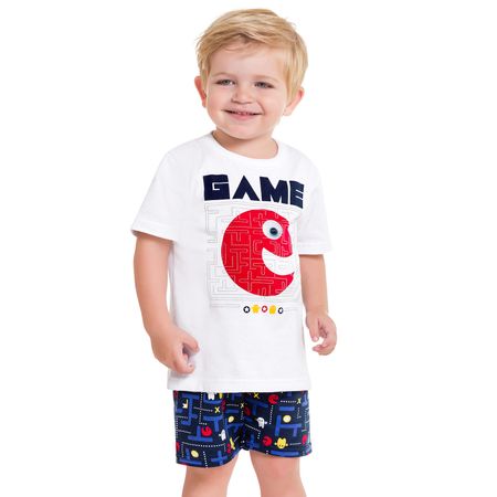 Conjunto Infantil Masculino Camiseta + Bermuda Kyly 109713.0001.1