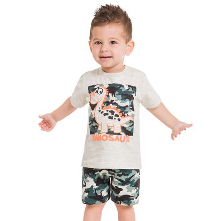 Conjunto Infantil Masculino Camiseta + Bermuda Kyly 109711.0460.1