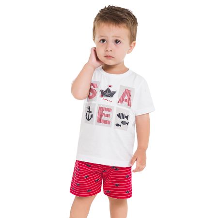 Conjunto Infantil Masculino Camiseta + Bermuda Kyly 109716.0001.1
