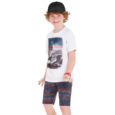 Conjunto Infantil Masculino Camiseta + Bermuda Kyly 109762.0001.10