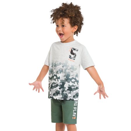 Conjunto Infantil Masculino Camiseta + Bermuda Kyly 109736.0001.4