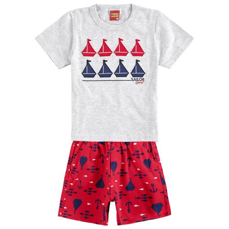 Conjunto Infantil Masculino Camiseta + Bermuda Kyly 109389.0467.1