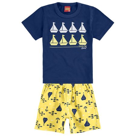 Conjunto Infantil Masculino Camiseta + Bermuda Kyly 109389.6790.1