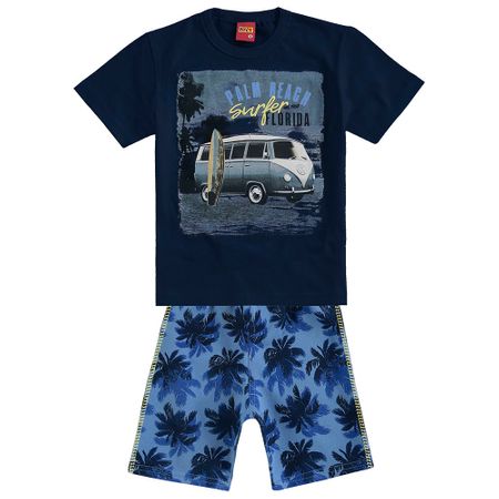 Conjunto Infantil Masculino Camiseta + Bermuda Kyly 109239.6826.8
