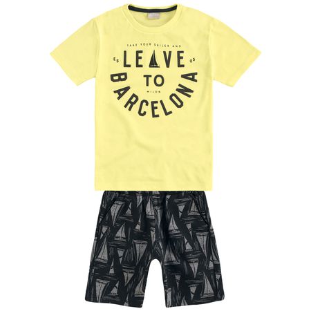 Conjunto Infantil Masculino Camiseta + Bermuda Milon 10966.2332.1