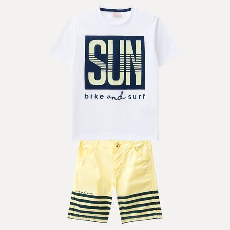 Conjunto Infantil Masculino Camiseta + Bermuda Milon 11220.0001.4
