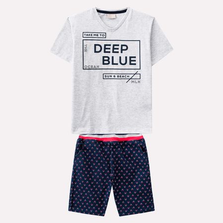 Conjunto Infantil Masculino Camiseta + Bermuda Milon 11203.0467.1