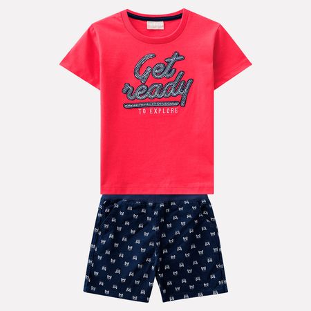 Conjunto Infantil Masculino Camiseta + Bermuda Milon 11305.40051.1