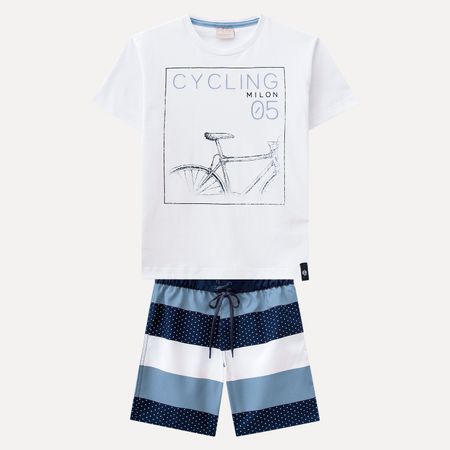 Conjunto Infantil Masculino Camiseta + Bermuda Milon 11313.0001.1