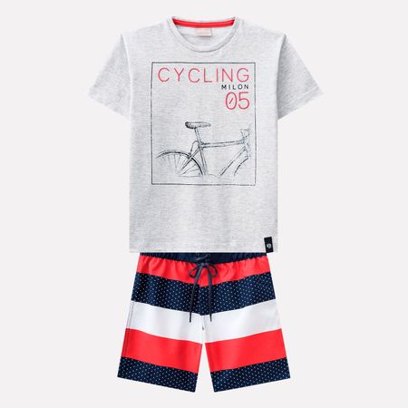 Conjunto Infantil Masculino Camiseta + Bermuda Milon 11313.0467.2