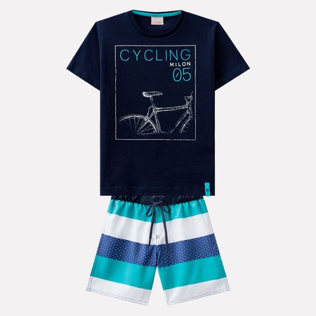 Conjunto Infantil Masculino Camiseta + Bermuda Milon 11313.6826.1