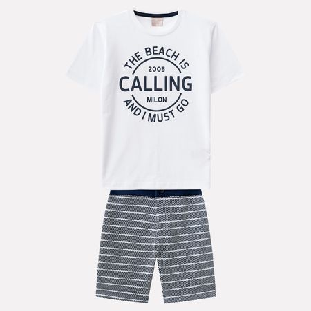 Conjunto Infantil Masculino Camiseta + Bermuda Milon 11210.0001.8