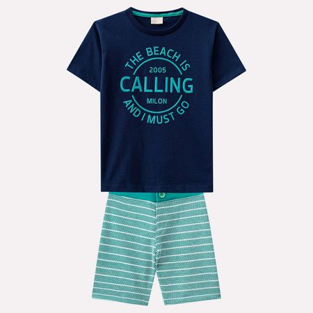 Conjunto Infantil Masculino Camiseta + Bermuda Milon 11210.6826.10