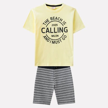 Conjunto Infantil Masculino Camiseta + Bermuda Milon 11210.2332.8