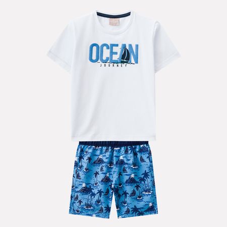 Conjunto Infantil Masculino Camiseta + Bermuda Milon 11163.0001.1