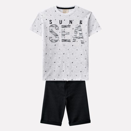Conjunto Infantil Masculino Camiseta + Bermuda Milon 11317.0467.4