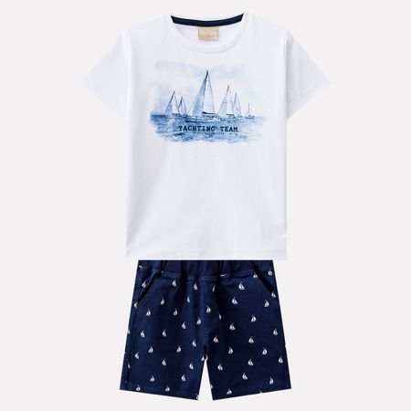 Conjunto Infantil Masculino Camiseta + Bermuda Milon 11175.0001.8