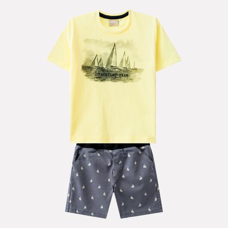 Conjunto Infantil Masculino Camiseta + Bermuda Milon 11175.2332.8