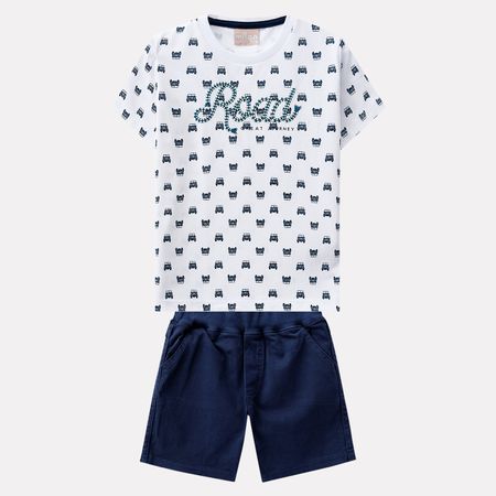 Conjunto Infantil Masculino Camiseta + Bermuda Milon 11182.0001.2