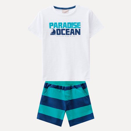 Conjunto Infantil Masculino Camiseta + Bermuda Milon 11292.0001.3