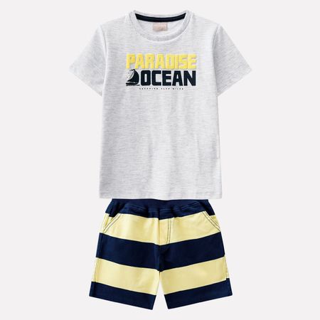 Conjunto Infantil Masculino Camiseta + Bermuda Milon 11292.0467.2