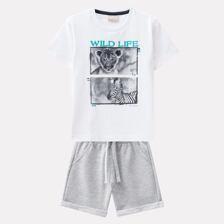 Conjunto Infantil Masculino Camiseta + Bermuda Milon 11298.0001.1
