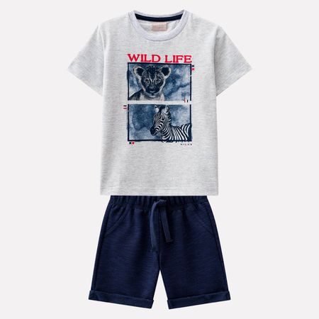 Conjunto Infantil Masculino Camiseta + Bermuda Milon 11298.0467.8