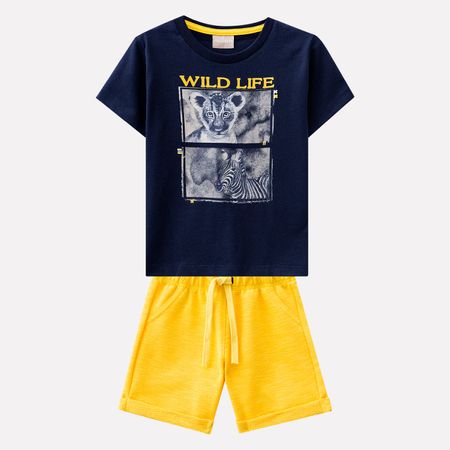 Conjunto Infantil Masculino Camiseta + Bermuda Milon 11298.6826.2