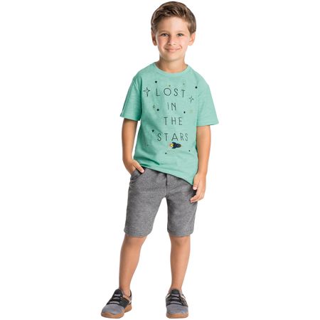 Conjunto Infantil Masculino Camiseta + Bermuda Milon M6031.70116.3