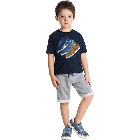 Conjunto Infantil Masculino Camiseta + Bermuda Milon M6051.6826.6