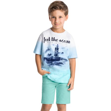 Conjunto Infantil Masculino Camiseta + Bermuda Milon M6054.0001.4