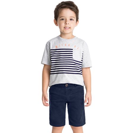 Conjunto Infantil Masculino Camiseta + Bermuda Milon M6028.0467.12