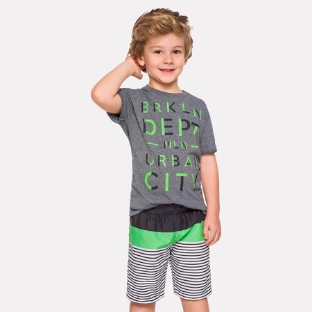 Conjunto Infantil Masculino Camiseta + Bermuda Milon M6325.0483.14
