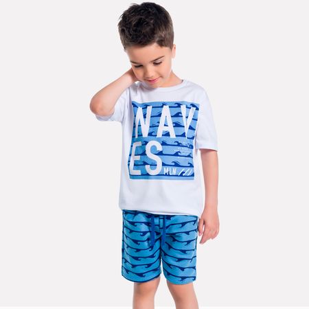 Conjunto Infantil Masculino Camiseta + Bermuda Milon M6575.0001.2