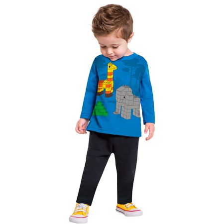 Conjunto Infantil Masculino Camiseta + Calça Kyly 206940.0020.1